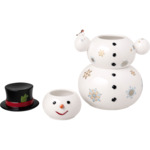 Christmas Toys Memory boîte bonhomme de neige 8 x 8 x 15 cm