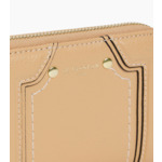 Porte cartes zippé Ella en cuir grainé