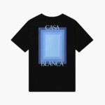 Casablanca T-Shirt Gradient Casa Logo Noir