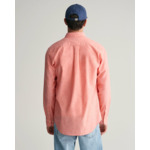 Chemise regular fit en coton et lin