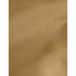 Manteau court iriel en laine d´agneau double face unie beige