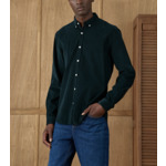 Chemise en velours College Off Green