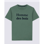 T-shirt col rond vert