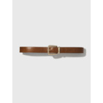 Ceinture en cuir et boucle carrée