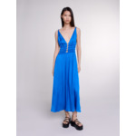Robe satinée ajourée