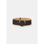 Ceinture Lauren-Figue en Cuir De Vachette