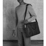 Porte documents 15" Charles en cuir grainé grand modèle