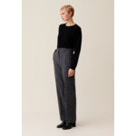 Pantalon tailleur laine gris