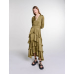 Robe longue à volants