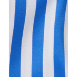 Chemise mathilde oversize en popeline rayée bleu