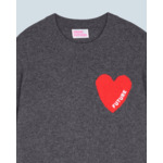 Pull Col Rond Coeur Léger