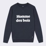 Sweat col rond bleu marine