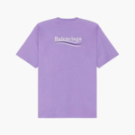 Balenciaga T-Shirt  Political Campaign Violet