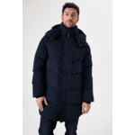 Men Coat Blue