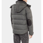 Doudoune En Flanelle Grise Homme