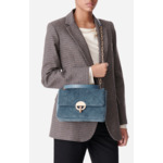 Grand Sac Moon En Velours Made In Italy