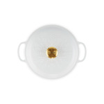 Faitout Campagnard 26cm Signature flocons de neige avec bouton doré