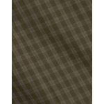 Chemise arnold col prodigieux avec poche poitrine en popeline à carreaux kaki