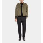 Blouson Style Officier Kaki Homme