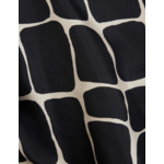 Blouse lena imprimée noire