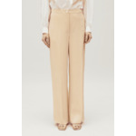 Pantalon large beige