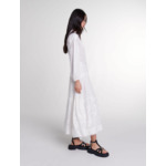 Robe longue en patchwork de coton