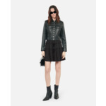 Jupe Courte Noire Avec Nœuds Femme