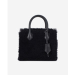 Sac Ming En Peau Lainée Noire