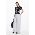 T-shirt à grande fleur