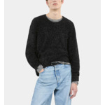 Pull Pailleté Noir Homme