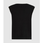 RUBBER PATCH KNIT VEST