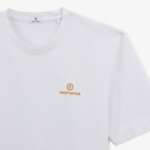 T-shirt Rugby Nation NOUVELLE ZELANDE blanc à col rond en coton