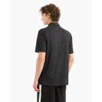 Polo - imprimé noir