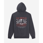 Sweatshirt À Capuche Noir Avec Sérigraphie Racing Skull Homme