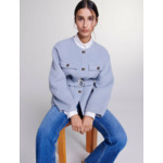 Manteau court ceinturé