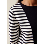 Pull court marinière rabat uni