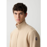 Sweat zippé à col montant