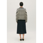 Pull ample rayures bicolores