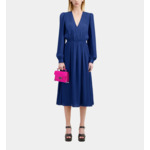 Robe Longue Manches Longues A Fronces Femme