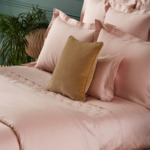 Yves Delorme - Drap housse en satin de coton marron, Triomphe