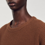 Pull côtelé en maille