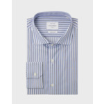 Chemise Ajustée rayée bleue