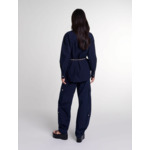 Chemise longue ceinturée