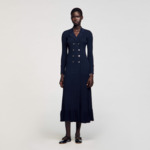 Robe longue en maille