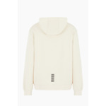 Sweat-shirt - gris à capuche blanche