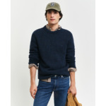 Wool Nepps Crew Neck Sweater