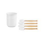 Set pot à ustensiles Collection Holly et 4 Spatules