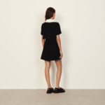 Robe courte en tweed