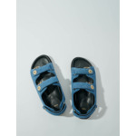 Sandales plates en denim