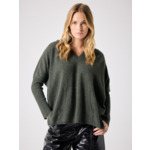 Pull poncho capuche cachemire Alix ASH